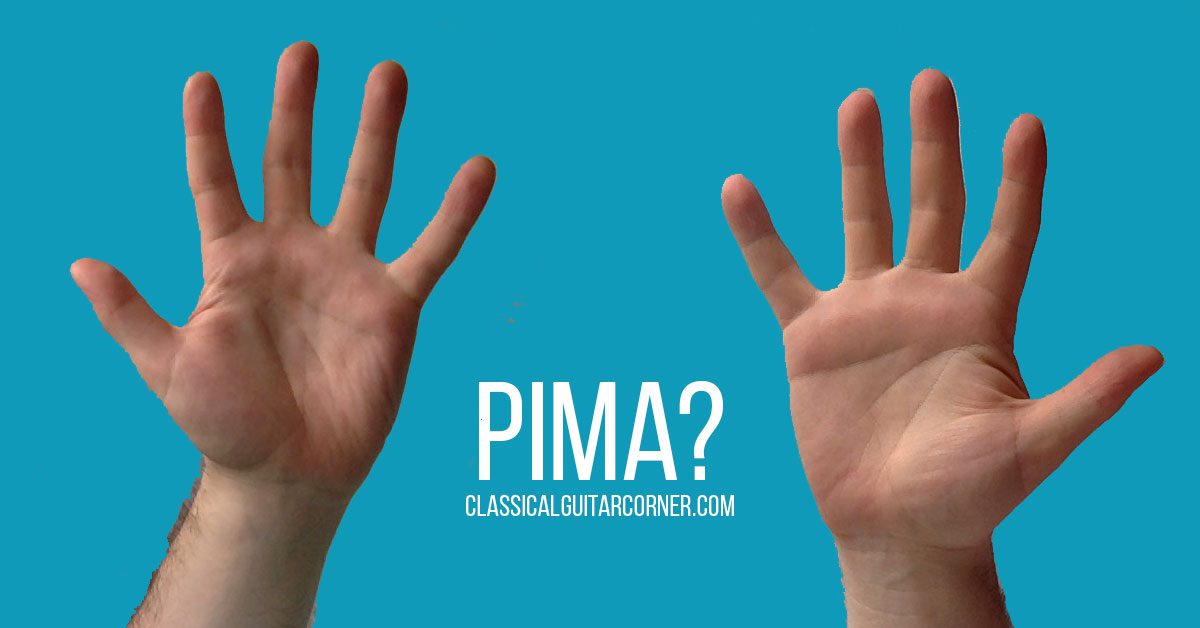 Image of guitar hands with finger names