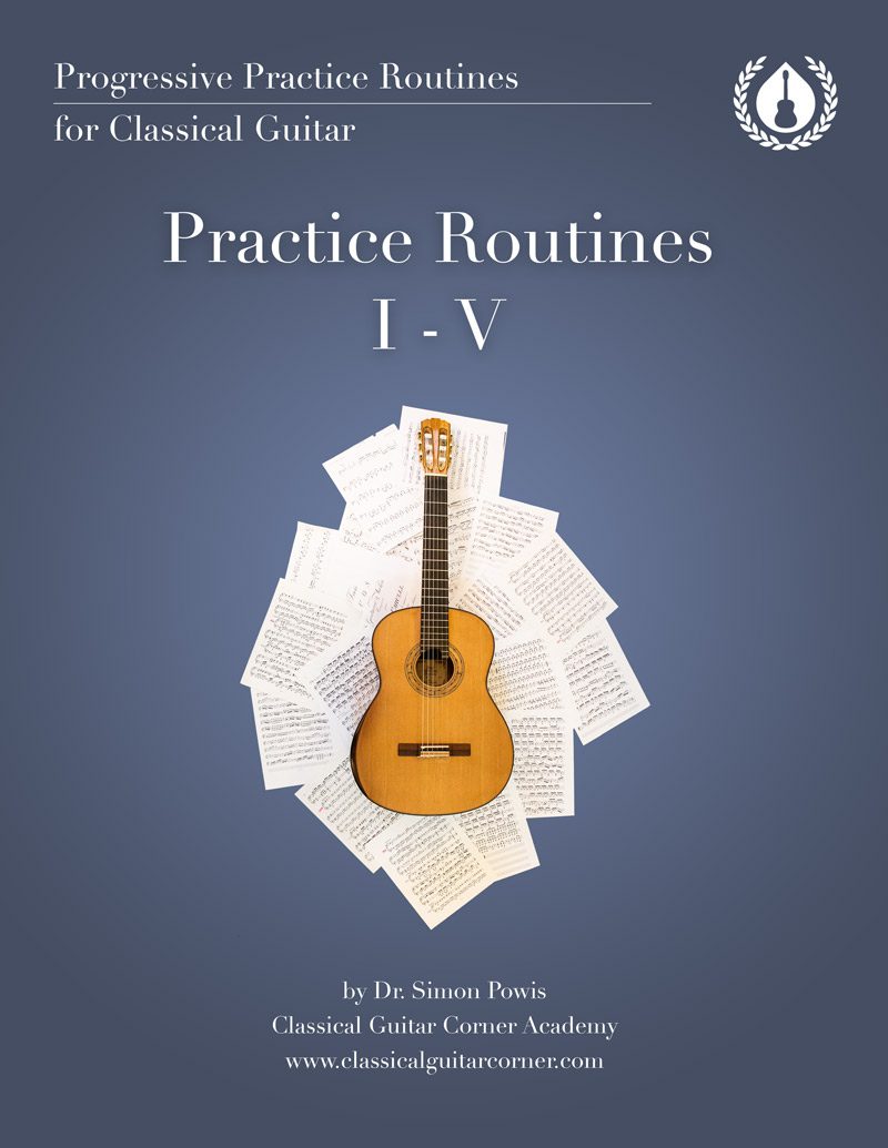 4 Practice Templates for Classical Guitar: Practice Routines Book 1