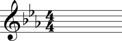 Eb Major Key Signature