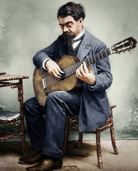 One of the most celebrated Spanish guitar players, Francisco Tárrega