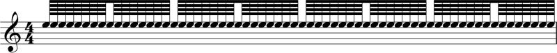 Sixty-fourth notes