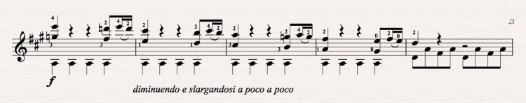 Fig. 4 With your musical decisions made, find a fingering that will aid expression